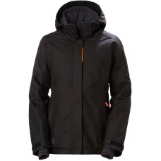 Jacheta dama cu gluga Helly Hansen Luna Winter, neagra, XS