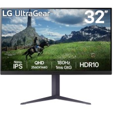 Monitor LED LG Gaming UltraGear 32GS85Q-B 31.5 inch QHD IPS 1 ms 180 Hz HDR FreeSync & G-Sync Compatible