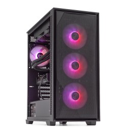 PC Gaming BALAUR Legendar PRO Edition, AMD Ryzen 7 5700X3D 3.0GHz, 32GB DDR4, 1TB SSD, RTX 4060 Ti 16GB GDDR6, Iluminare RGB