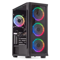 PC Gaming BALAUR Legendar Super, Intel i5-14400F 2.5GHz, 32GB DDR5, 1TB SSD, RTX 3060 12GB GDDR6, Iluminare RGB
